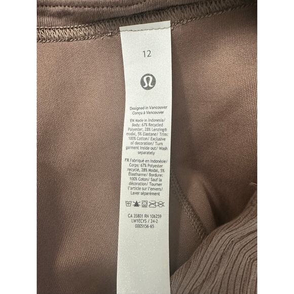 NWOT Lululemon Ribbed Slim Fit Tank Dress 12 Softstreme - Picture 6 of 7